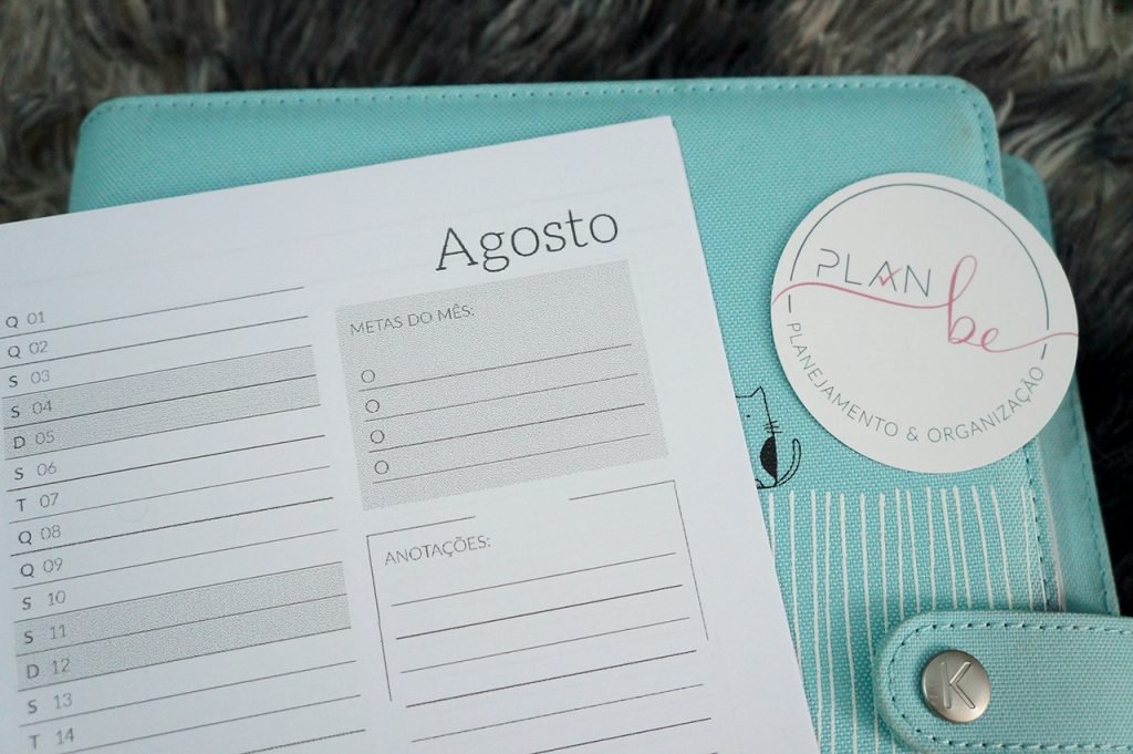 PLAN Be – Nova Rotina, Novo Planner