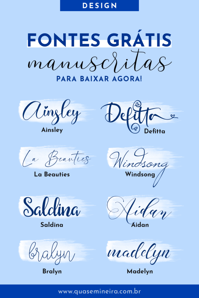 Fontes Grátis Manuscritas