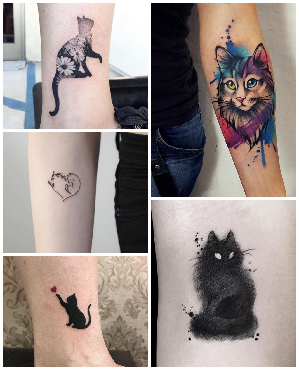 Tatuagens de animais tattoo de gato