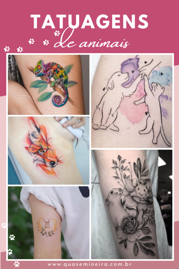 20 Tatuagens de animais para te inspirar
